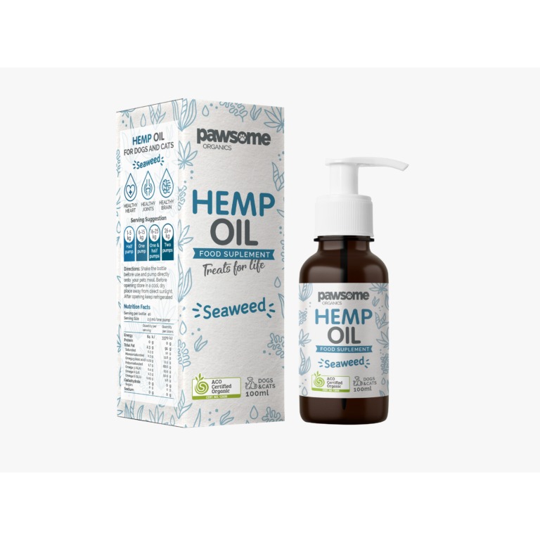 PAWSOME Hemp Oil & Seaweed - 麻籽海藻油 100ml