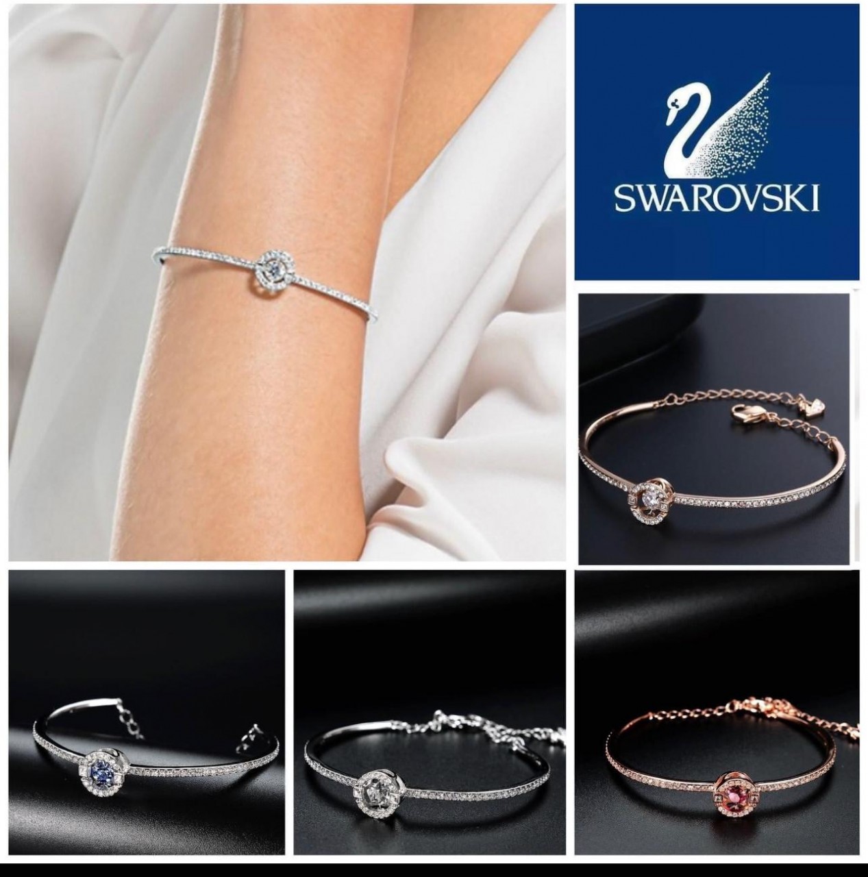Swarovski 圓心手鏈鈪