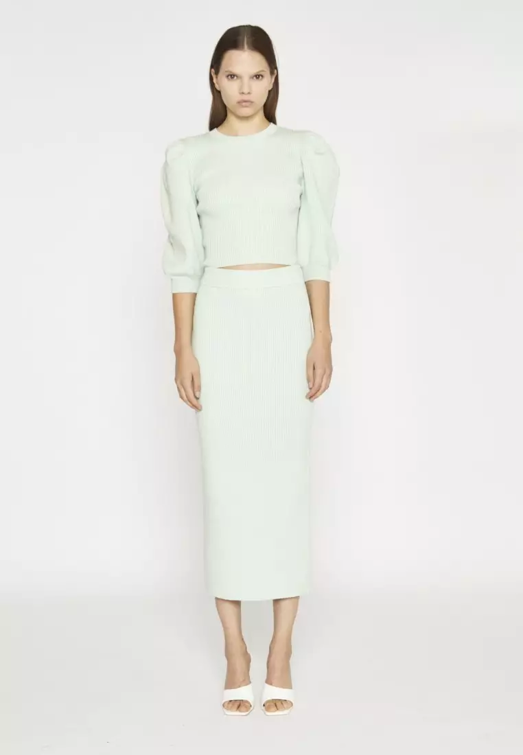 Mint 羅紋短款毛衣