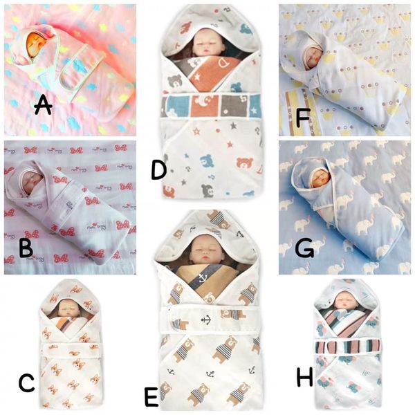 日本 和愛堂六層紗初生嬰兒包被 (多款)